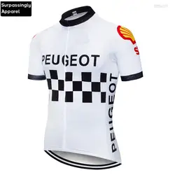 Новинка 2019, мужская Белая Летняя футболка для велоспорта, Ropa Ciclismo, быстросохнущая профессиональная велосипедная одежда, топы, велосипедный