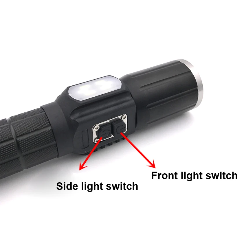 Тактический фонарик ультра яркий фонарик высокой мощности перезаряжаемые T6 светодиодный фонарик 18650 Факел USB светодиодная вспышка света лампы