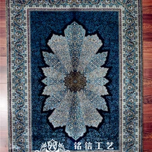 3'x4. 5' дизайн ручная вязка молельный коврик шелковый ковер Турция Дизайн Восточный шелк напольный коврик