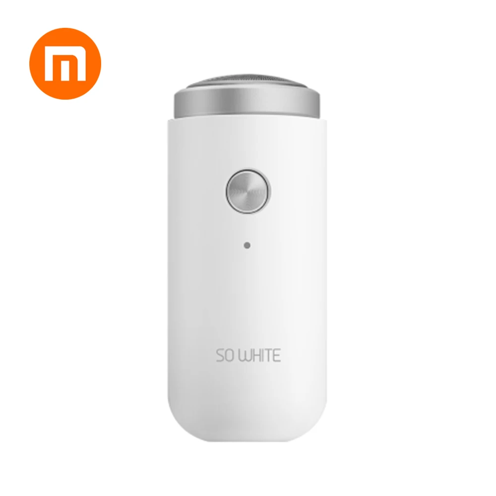 Скидка Оригинальный Xiaomi Mijia So White мини электробритва влажное сухое ручное бритье IPX5 Водонепроницаемый type C заряжаемый для глубокого бритья бороды
