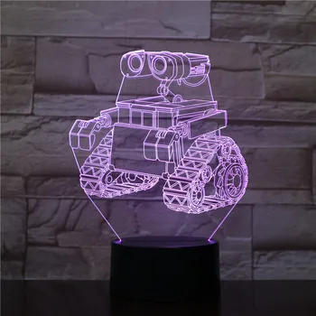 

Led Night Light Planetary Rover Decoration 3d Illusion 7 Color Changing Childrens Kids Baby Nightlight Gifts Table Lamp Bedroom