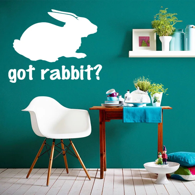 Adorable Animal Bunny Child Farm Graphic Vinyl Wall Stickers Art Decals