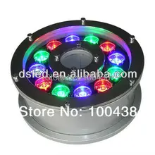 IP68, сертификат Европейского соответствия, сертификат независимого Испытательного и сертификационного хорошего качества 12 Вт светодиодный RGB фонтан свет, светодиодный RGB подсветка для бассейна, DS-10-14 12X1 Вт, 24 В, постоянный ток, 2 года гарантии