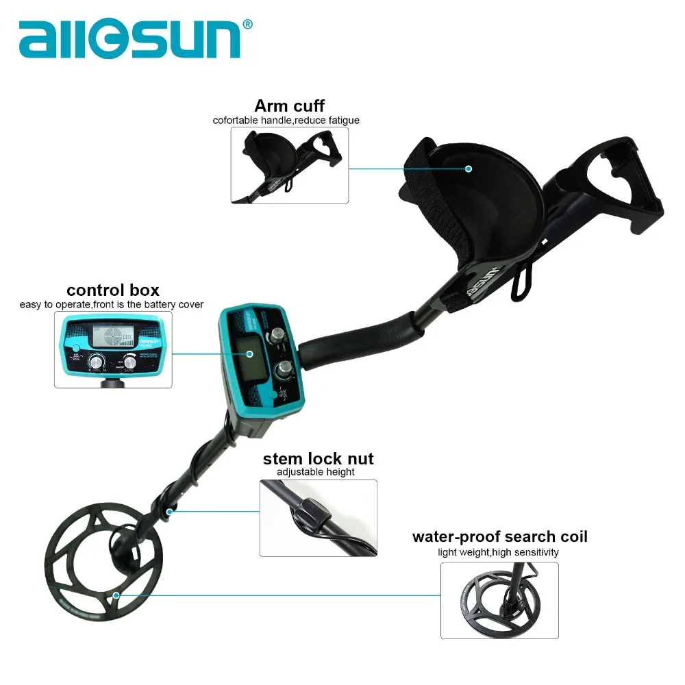 US $71.25 All Sun Ts180 Waterproof Handheld Metal Detector Underground High Precision Small Type Archaeological Positioning Instrument