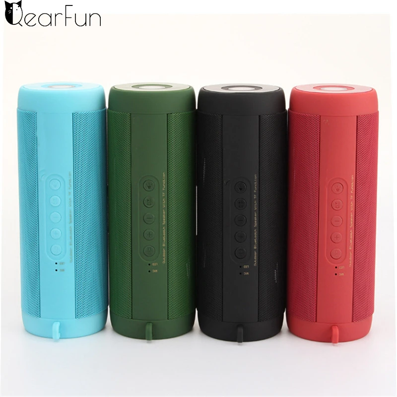 

Qear Fun Bluetooth Sound Box Outdoor Waterproof and Portable Riding Hiking Radio Sound Radio Multifunction Sound Box