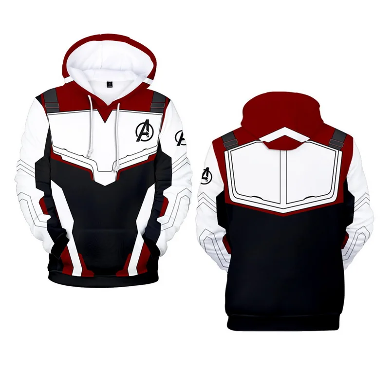 Marvel The avengers endgame 4 Endgame Quantum Realm Cosplay Costume Hoodies Men The Avengers End Game Sweatshirt men autumn tops
