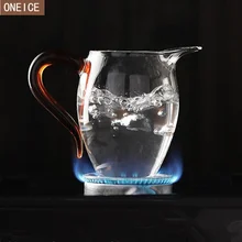 350 мл кофейная утолщенная стеклянная Красивая рукоятка Термостойкое прозрачное стекло творческая чашка для чая подарок напиток молочная чашка для завтрака