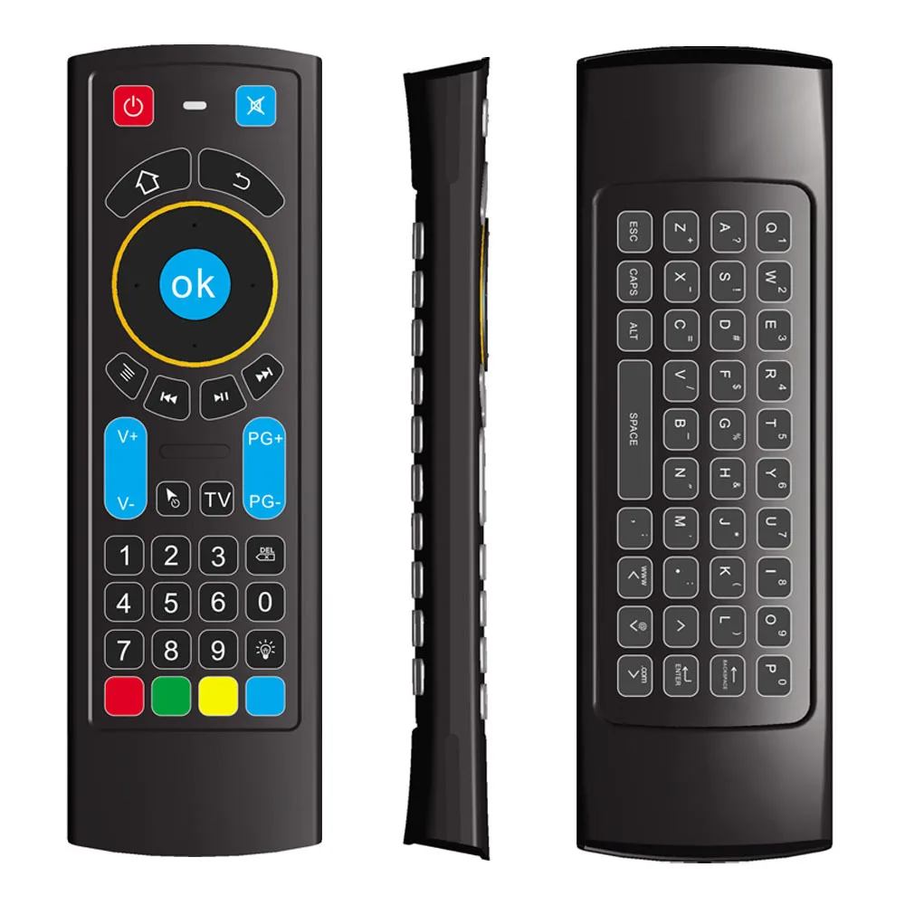 MX3 pro Air Mouse умный голосовой пульт дистанционного управления с подсветкой Pro 2 4G