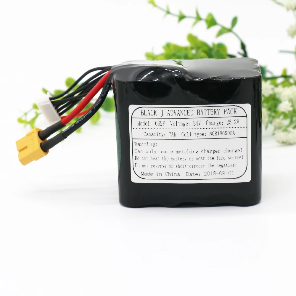 

KLUOSI UAV Rechargeable Li-ion Battery 22.2V/25.2V 24V7Ah 6S2P Use Single Cell NCR18650GA Combination Suitable for Various Drone