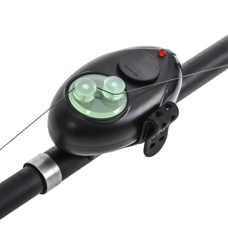 

Booms Fishing Fish Bite Alarm Electronic Buzzer On Fishing Rod With Loud Siren Lndicator With LED Light New