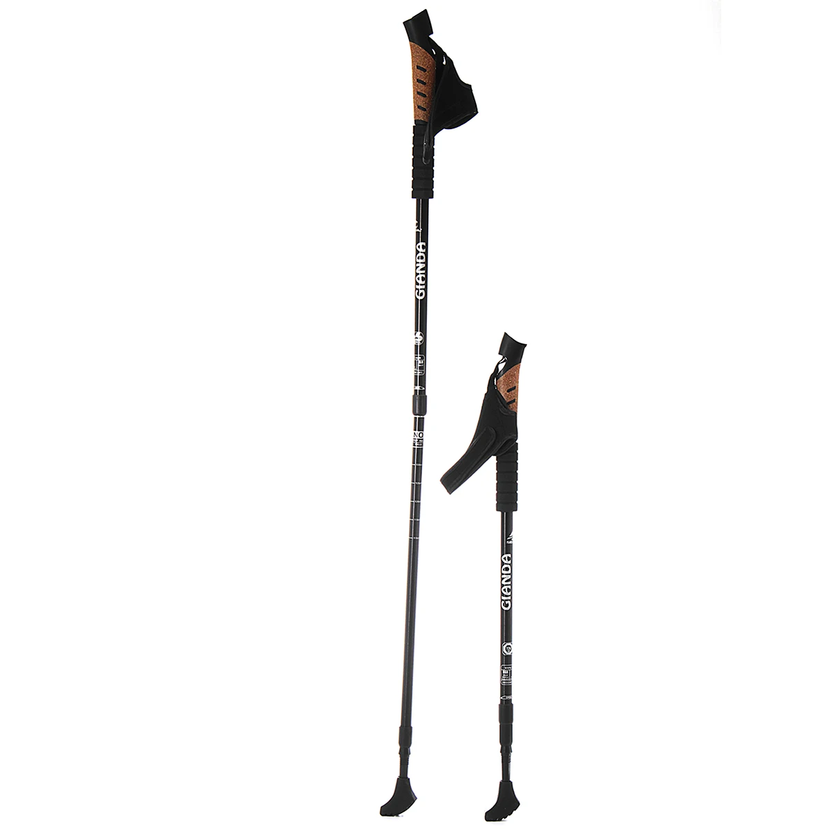 Ferramenta de Emergência Novo Centímetros Bengalas Varas Anti-choque Pólos Trekking Camping Caminhadas 66 1 Par Ajustável-135 12 High Quality Esporte e Lazer