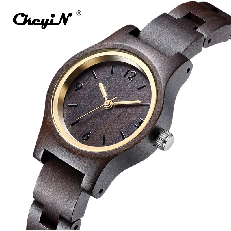 

CkeyiN Fashion Wood Watches Women Wristwatch Quartz Watch relogio feminino Women's Watch Ladies Girls Female Clock Wrist Watch49