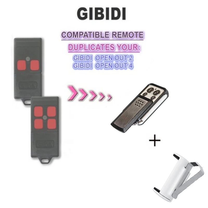 

1pcs FOR GIBIDI OPEN OUT2,OPEN OUT4 replacement remote control Duplicator free shipping