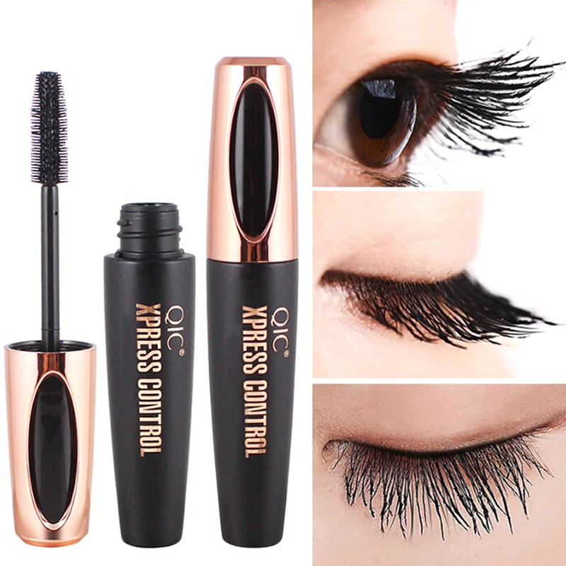 

Hot New 4D Silk Fiber Eyelash Mascara Cosmetic Black Mascara Makeup Eyelash Waterproof Extension Curling Rimel Cilios 4D Mascara