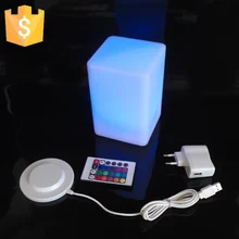 10*15CM Magic Dice LED luminous square night light glowing decorative led cube table light for table lamp 4pcs/lot