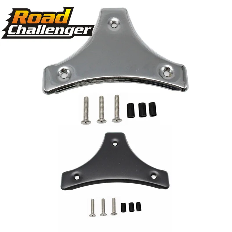 Мотоциклетный глянцевый черный Сисси Бар спинки Pad Mount Kit w/для Harley Touring Street Electra Glide CVO FLHT 1997