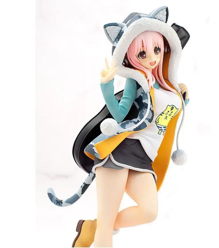 Аниме красивая девушка Супер sonico con abbigliamento Тигре modello в scala 1/8 ПВХ фигурку игрушки