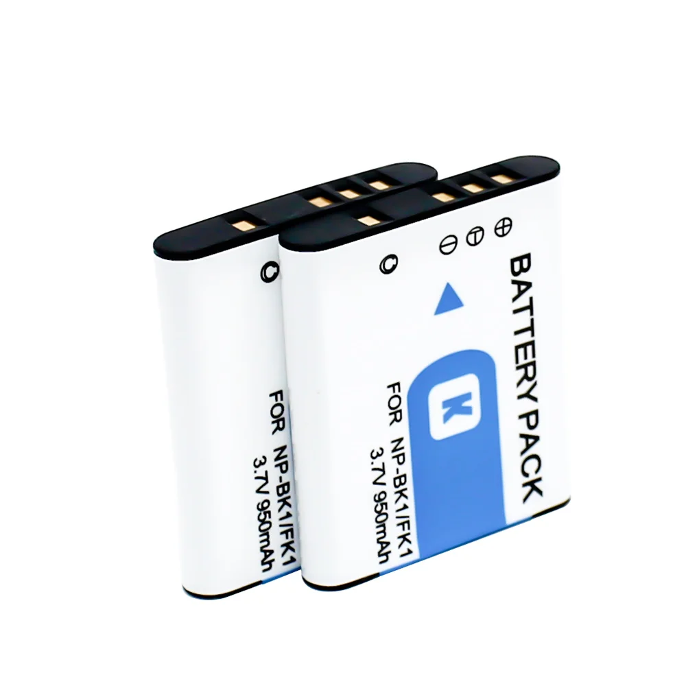 Аккумулятор для фотоаппарата 2 шт. USB зарядное устройство Sony NP BK1 S780 S950 S980 W180 W190