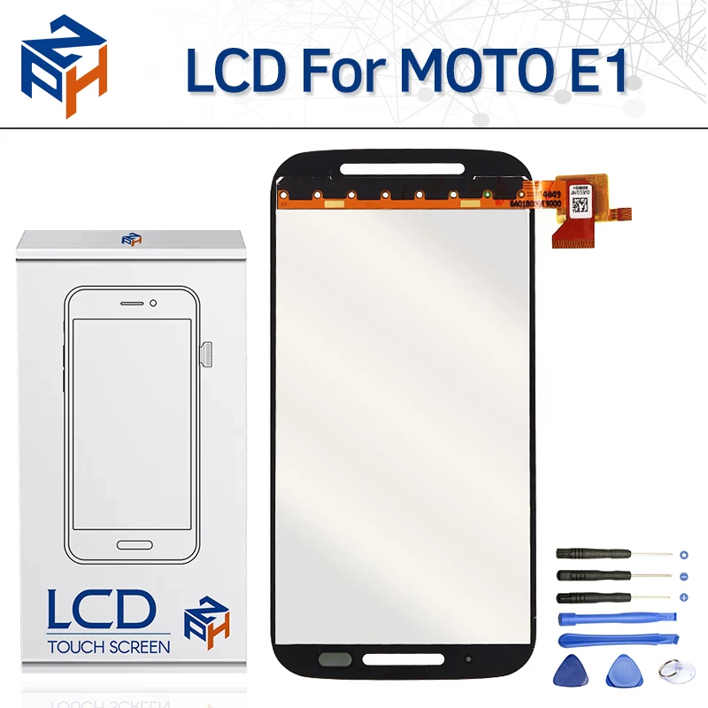 

For Motorola E XT1021 XT1022 XT1025 LCD Display Touch Screen Digitizer Full Assembly For Moto E1 Repair part+Free Tools