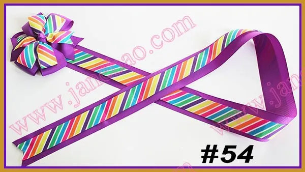 40 шт Разноцветные 36 ''модные банты для банты из бутика фанки банты