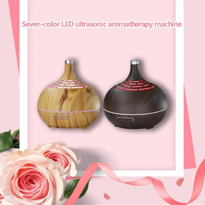 

400ml Hollow Led Timing Ultrasonic Aromatherapy Diffuser Air Humidifier For Families Hotels Restaurants Kitchens