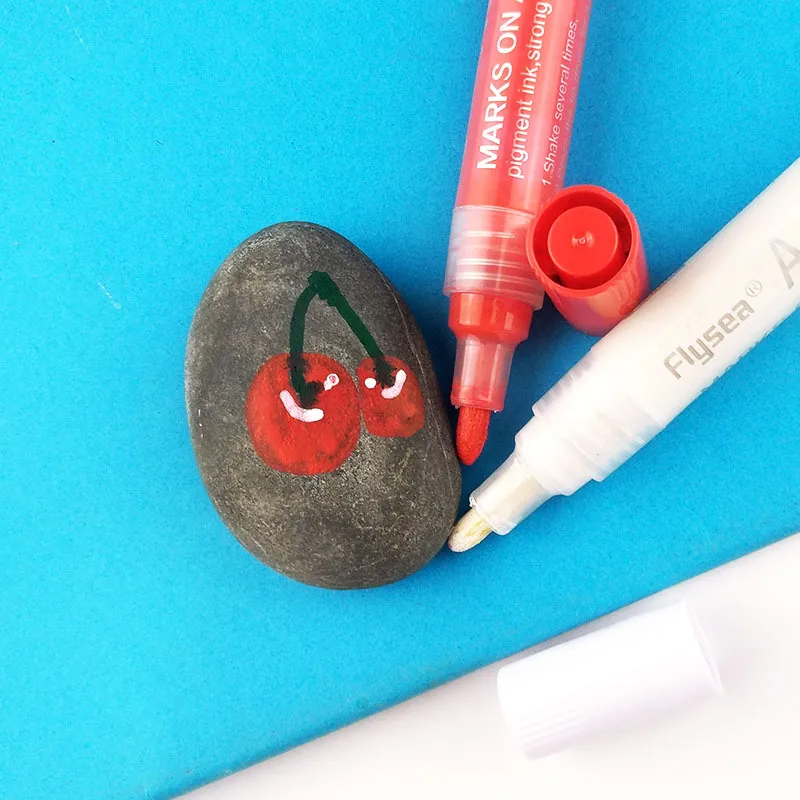 

28 Color Water-based Paint Pen Hand-painted Graffiti Stone Ceramic Marker Pen Environmentally Friendly Color Acrylic Marker