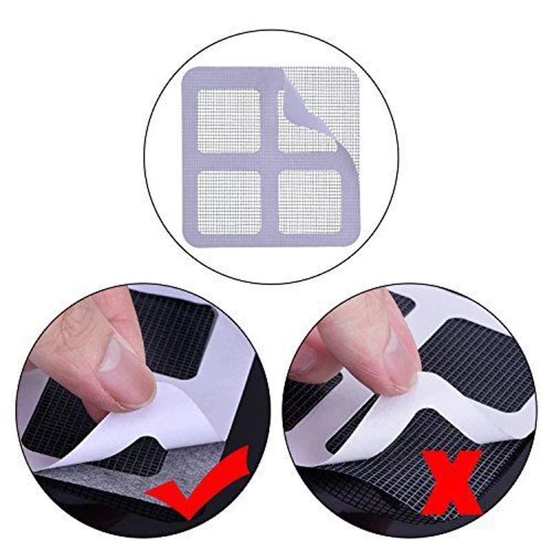 3Pcs Anti-Insect Fly Bug Mosquito Door Window Net Mesh Repair Screen Patch Kit