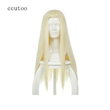 Ccutoo Властелин Колец Хоббит Thranduil 3" блонд бежевый прямые Длинные Синтетические волосы термостойкие волокна косплей парик