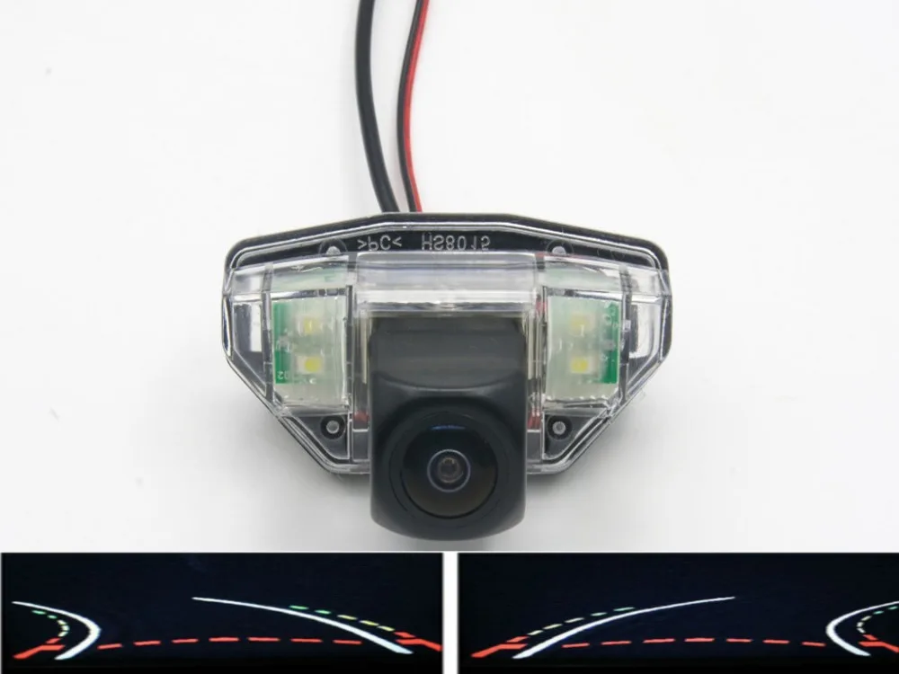

Trajectory Tracks 1080P Fisheye Car Parking Rear view Camerafor Honda CRV 2008 2009 2010 New Fit (hatchback) 2008 2009 2010 2011