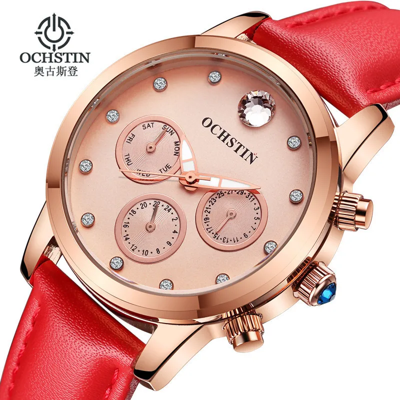 

Часы 2016, женские модные наручные часы ведущей марки OCHSTIN, кварцевые часы, часы, женские часы, повседневные часы, женские часы