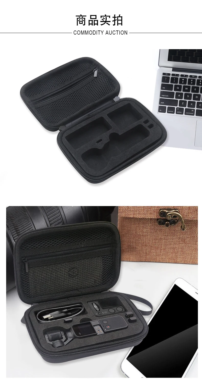 New Arrival Waterproof Mini DJI OSMO Pocket Portable Bag Carrying Case Storage Box for DJI Osmo Pocket Gimbal Accessories-16