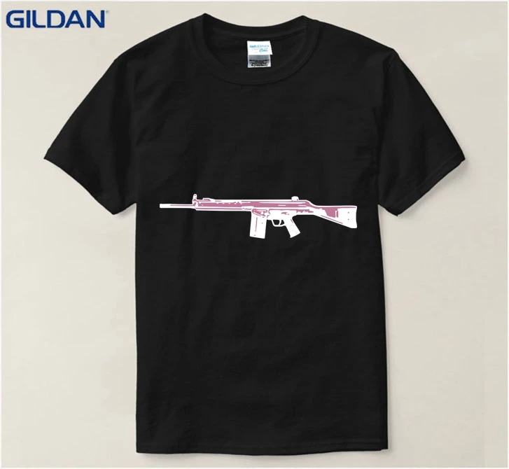 Hk G3 Rifle Funny T Shirt Men Cotton Kawaii Oneck Casual Tshirt