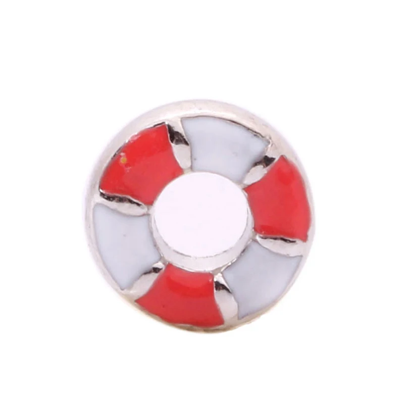 

Life buoy, Floating charm fit floating charm lockets, FC4208 10pcs/lot