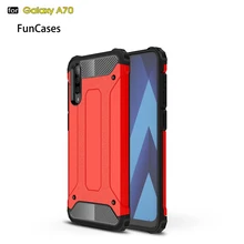 Voor Samsung Galaxy A30 A10 A40 A50 A70 telefoon Case Shockproof Anti-fall Voor Galaxy M30 M20 M10 Telefoon case Eenvoudige Cover Shell(China)