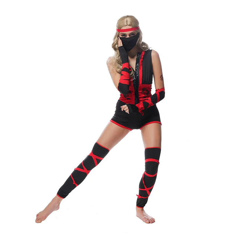 free shipping Ladies Womens Ninja Girl Costume Outfit for Oriental