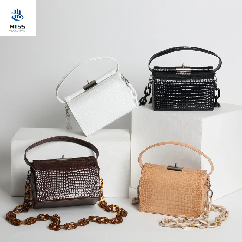 

Promotion!2019 Women's Bag Alligator Bags Luxury Handbags High Quality Crocodile Designer Shoulder Female Messenger Women Bag