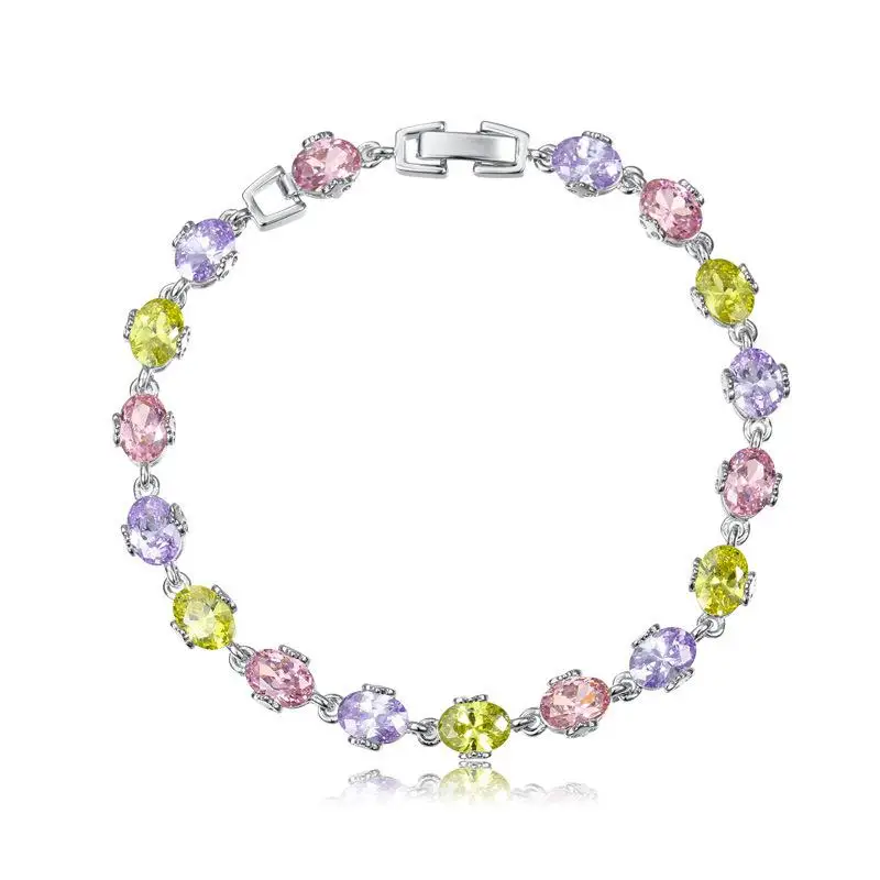 

2019 Hot sale Gold-Color Zircon Bracelet&bangle for woman jewelry Popular Fashion gift to choose KB840