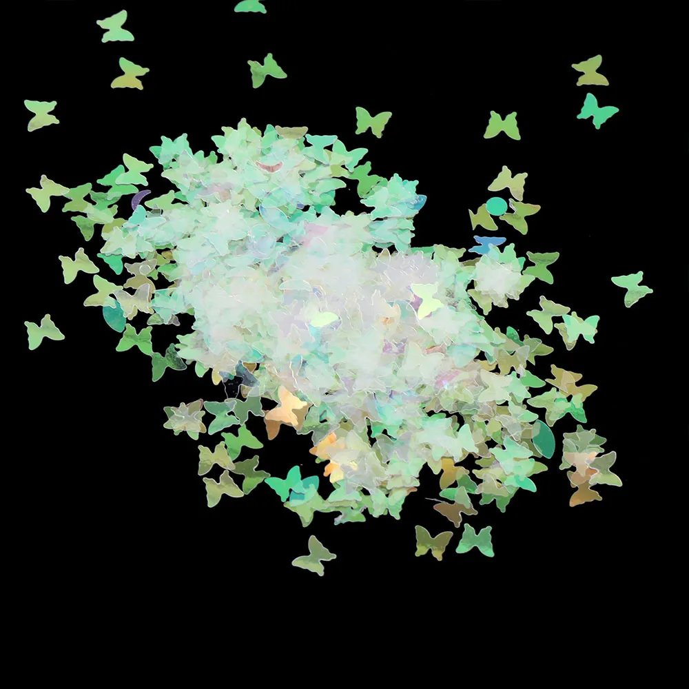 1 Set Nail Art Glitter Sequins Iridescent Heart shaped Star Nail Glitter Flakes DIY Nail Art Decorations
