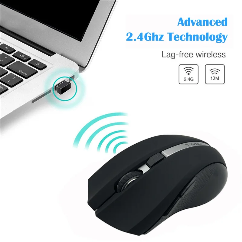 T-WOLF Q5 2.4GHz Wireless Silent Computer Mouse (2)