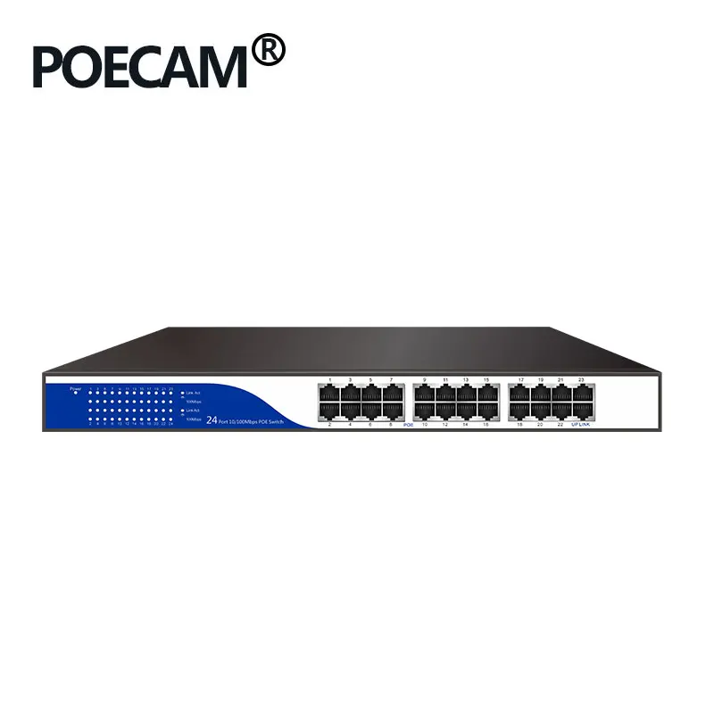 POE инжектор 24 В Пассивный сплиттер сетевой ethernet коммутатор 23 poe порта для wifi точка
