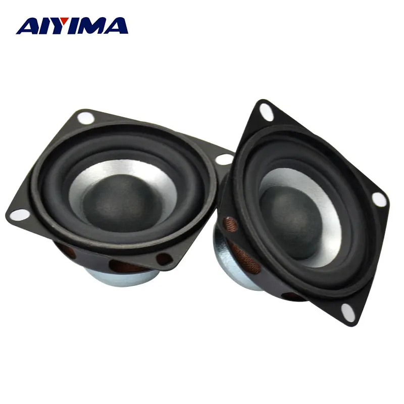 AIYIMA 2 шт. дюймовый аудио портативный динамик s полный спектр 4Ohm 12 Вт DIY стерео гудок