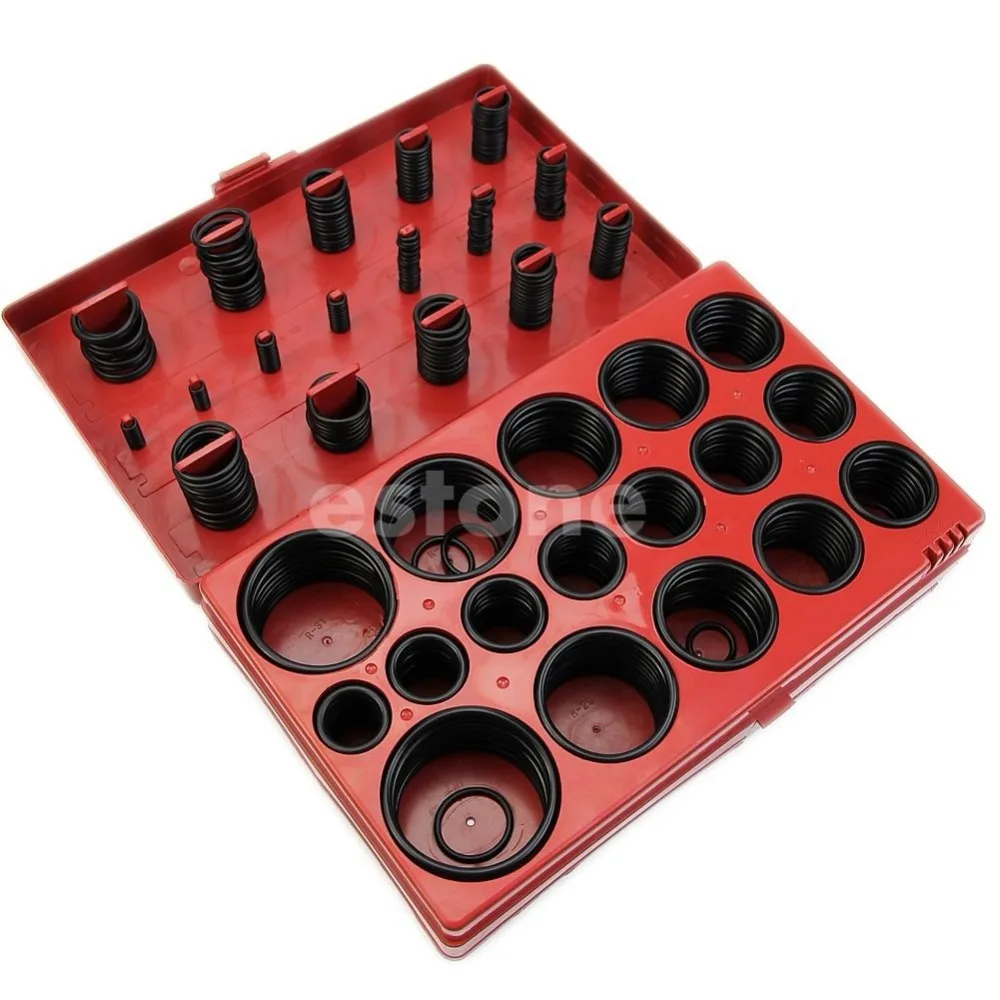 

419pcs Assorted O Ring Rubber Seal Assortment Set Kit Garage Plumbing Wholesale