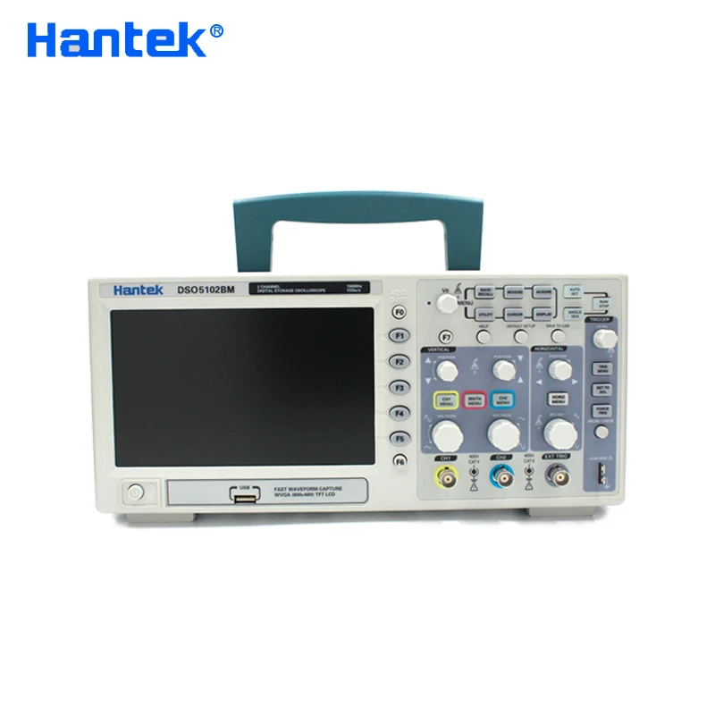 Цифровой осциллограф Hantek DSO5102BM 2 канала Ручной ЖК дисплей Osciloscopio полоса