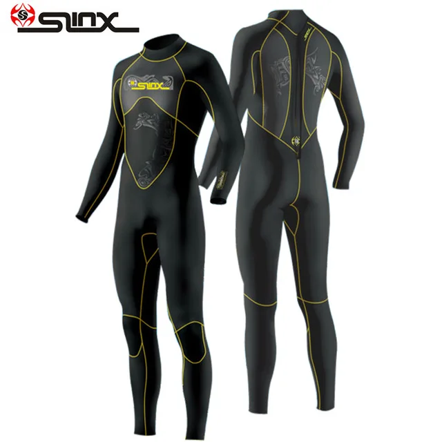 Slinx 3MM Neoprene Men's Wetsuits Bodysuit Full Body Scuba Dive Wet