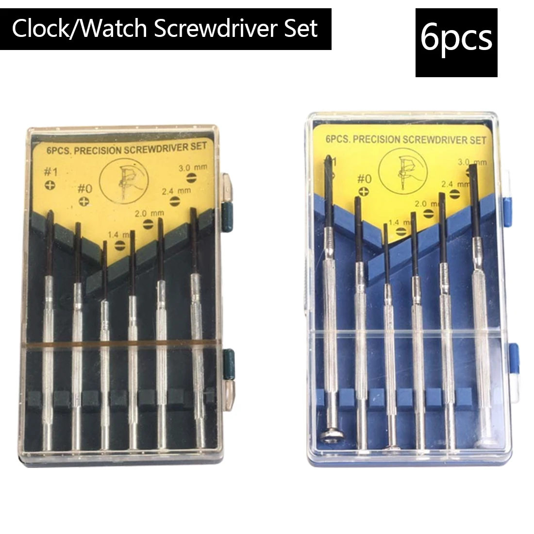 6pcs Precision Multifunction Mini Small Screwdriver Set with Slotted