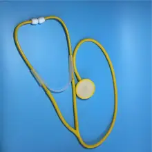 Детская головоломка, сделай сам, научный стетоскоп, Популярная игрушка, детский симулятор, стетоскопы, доктор, пластик, ABS, сборные игрушки, подарки