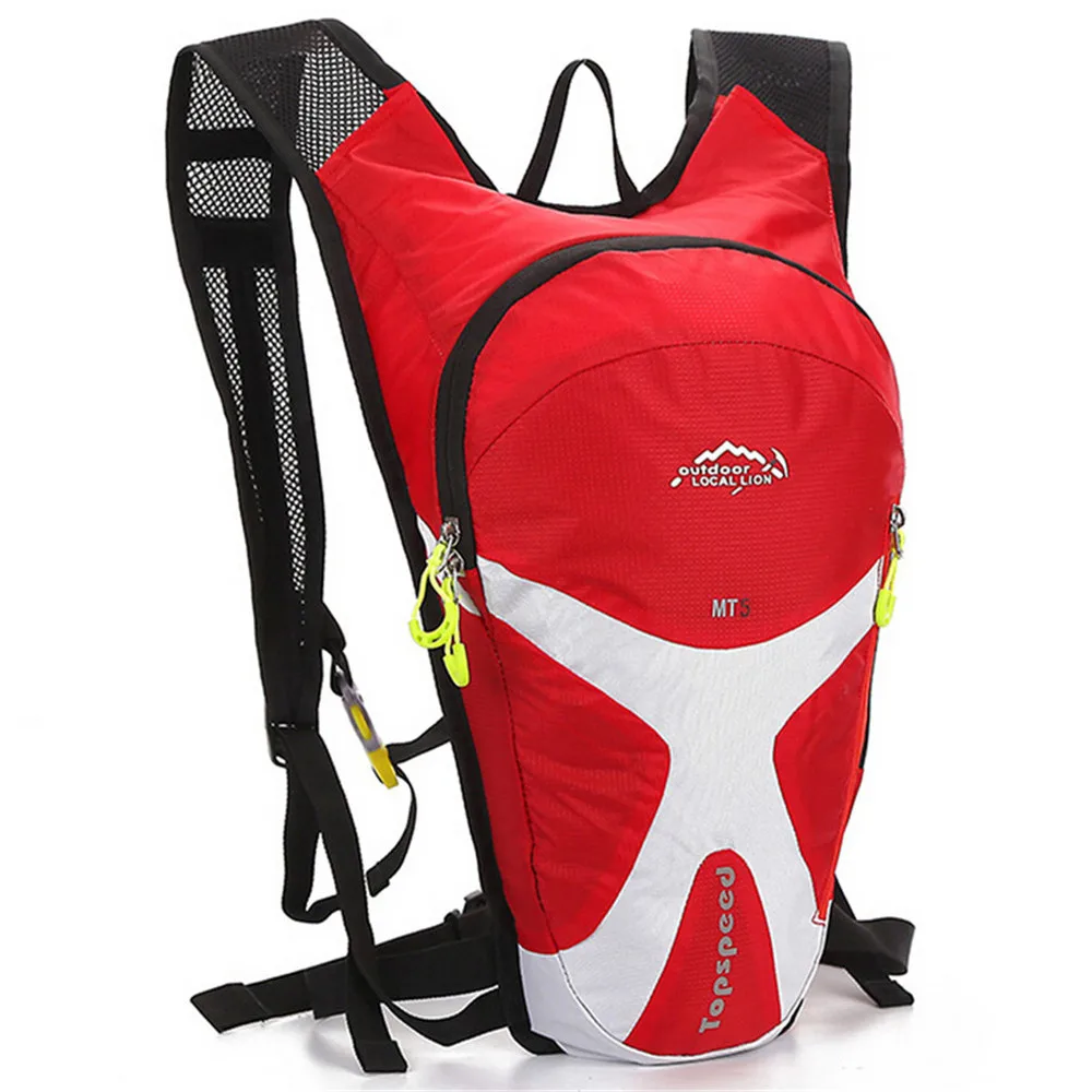 Маленькая сумка для велоспорта, ультра-светильник для горного велосипеда, рюкзак, светильник для путешествий на открытом воздухе, спортивные сумки для альпинизма, катания на лыжах, Походов, Кемпинга - Цвет: red
