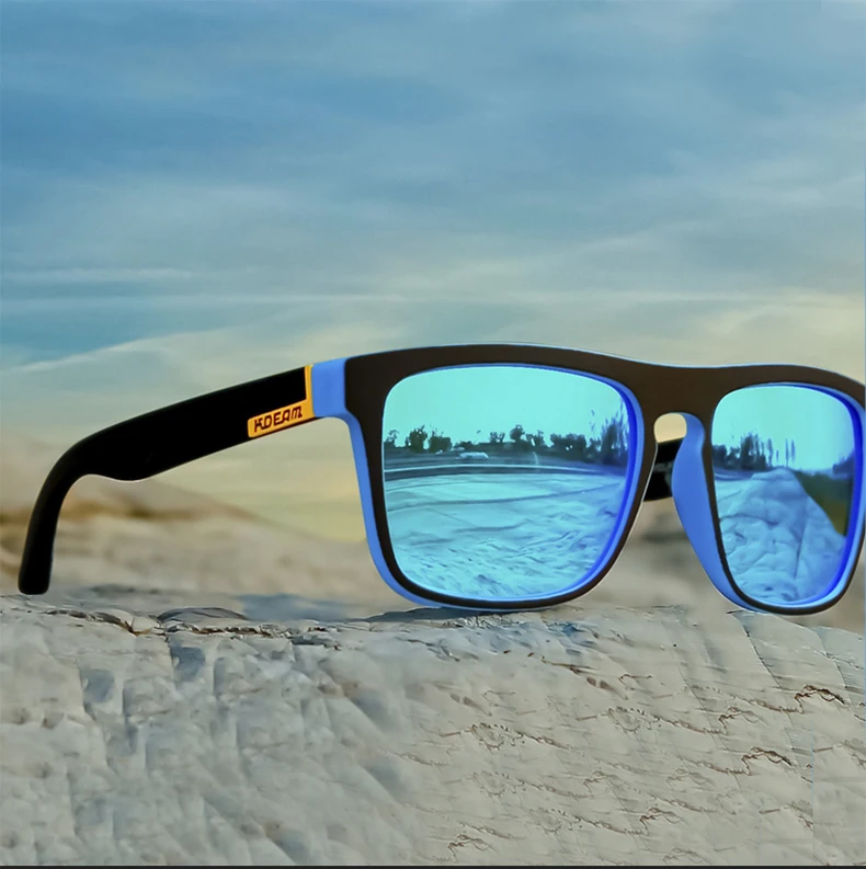 KDEAM, дизайн, поляризованные солнцезащитные очки для мужчин и женщин, УФ-блок, очки для ночного вождения, фотохромные линзы ночного видения XH119
