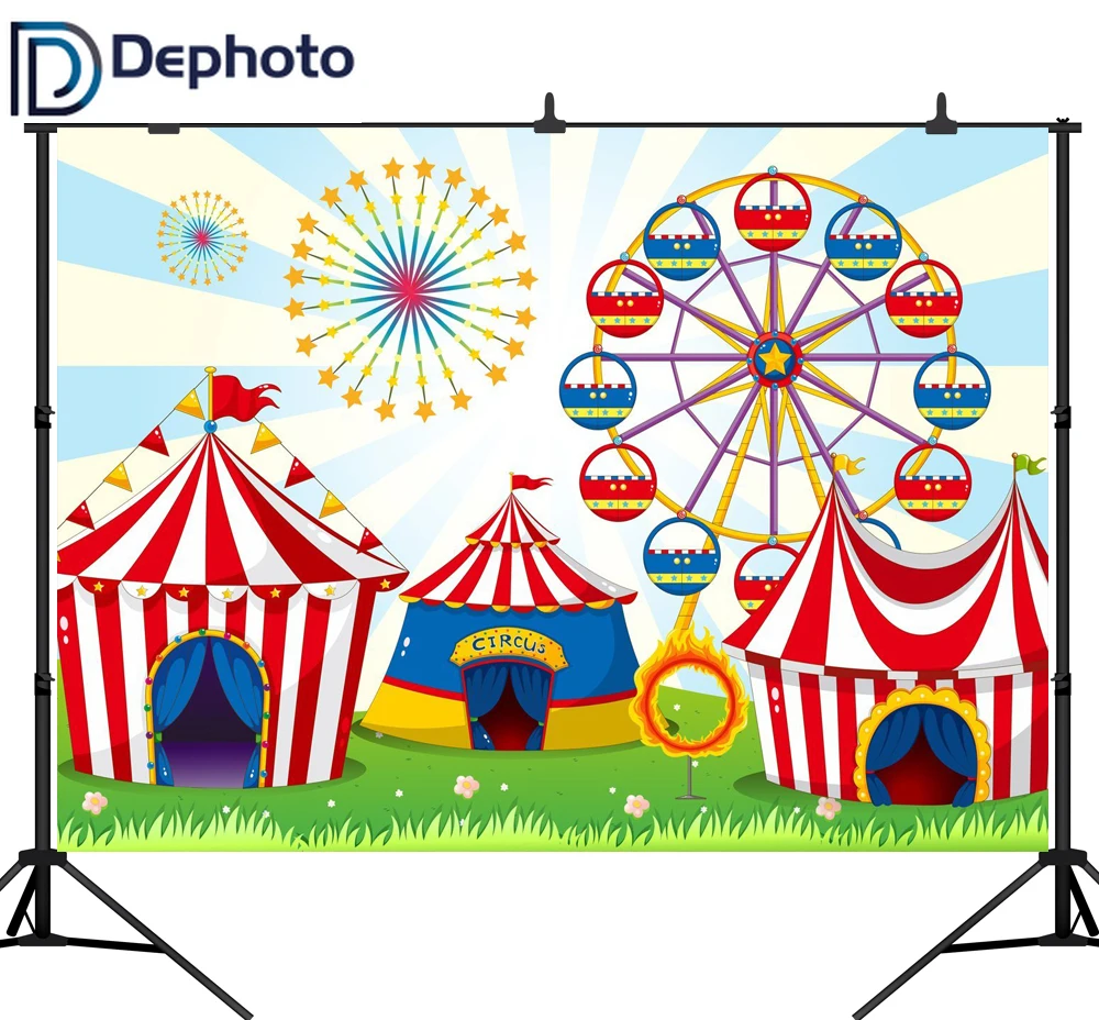 YongFoto 5x3ft Circus Tent Photography Backdrop Carnival Celebration Background Glitter Stars Red Tent Baby Shower Birthday Party Banner Decor Kids Children Portrait Photo Booth Studio Props YongFoto 5x3ft Circus Tent Photography Backdrop Carnival Celebration Background Glitter Stars Red Tent Baby Shower Birthday Party Banner Decor Kids Children Portrait Photo Booth Studio Props