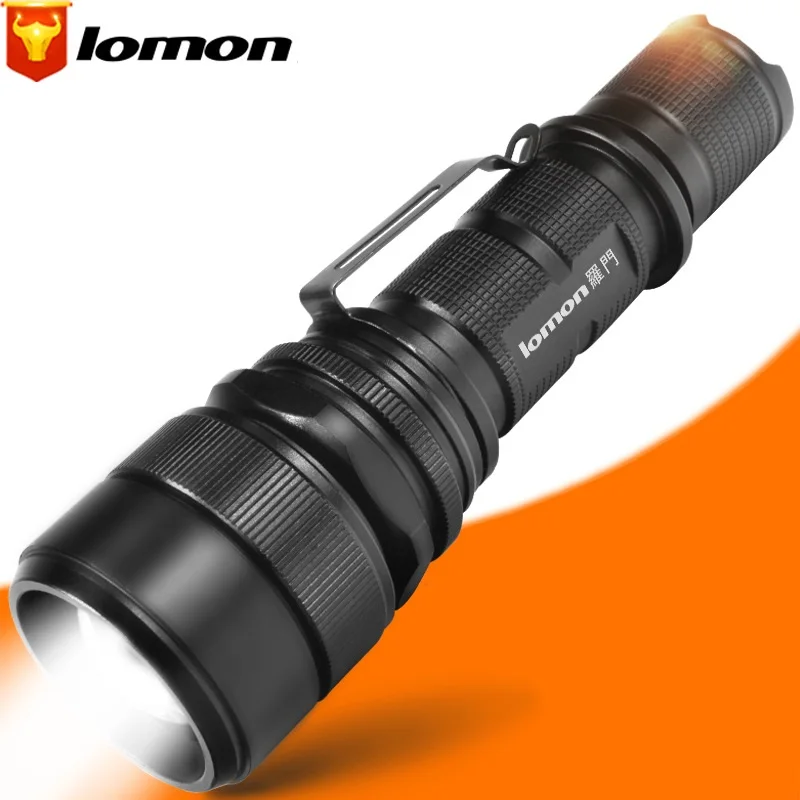 

Lomon 9660 New USB rechargeable strong light tactical torch 18650 battery LED retracable zoom L2 strong light flashlight